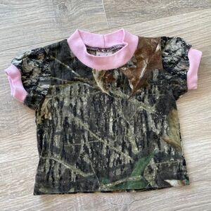 Vintage Jordan Lee Baby Girl Camo Ringer T-Shirt Camouflage Utility Trending